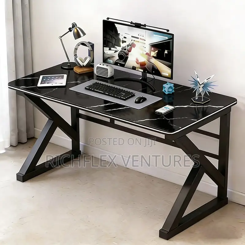 Marble Gaming and Studio Office Desk