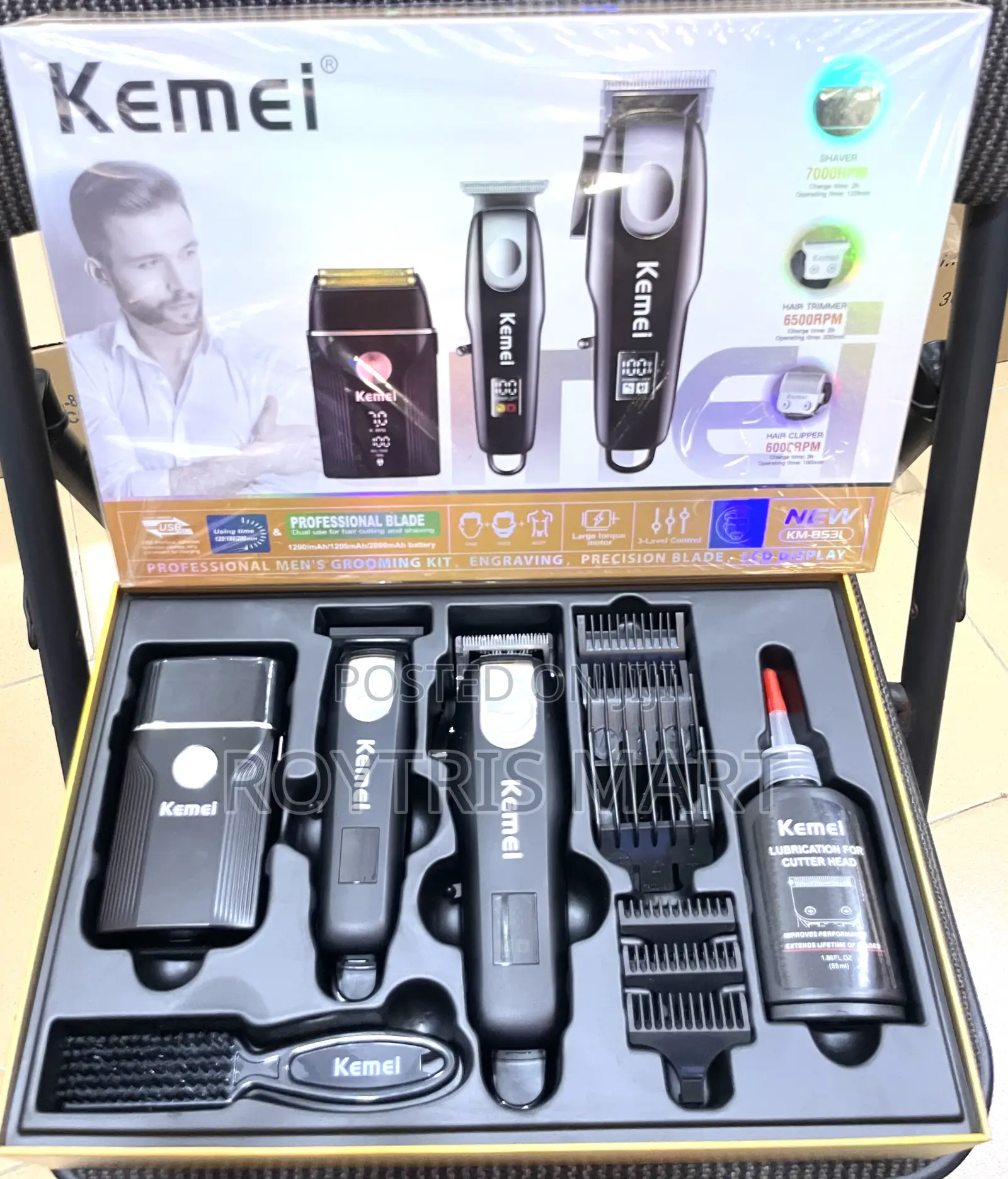 Kemei Km-8530 Professional Men’S Grooming Kit