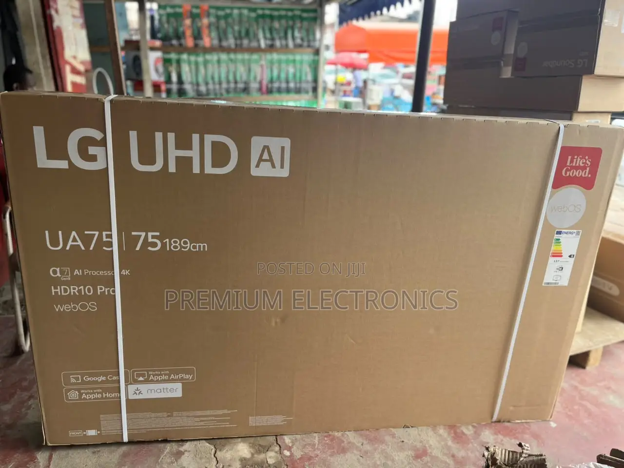 Lg 75'' Α7 Ai Processor Gen8. Uhd Led Smart Tv 2025, Chrome Cast