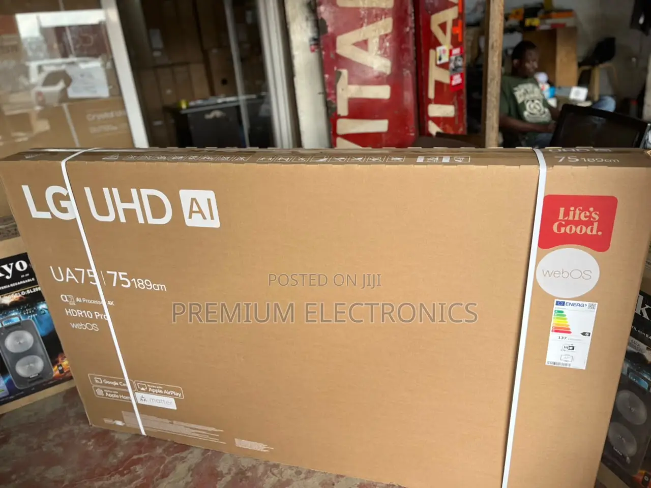 Lg 75'' Α7 Ai Processor Gen8. Uhd Led Smart Tv 2025, Chrome Cast
