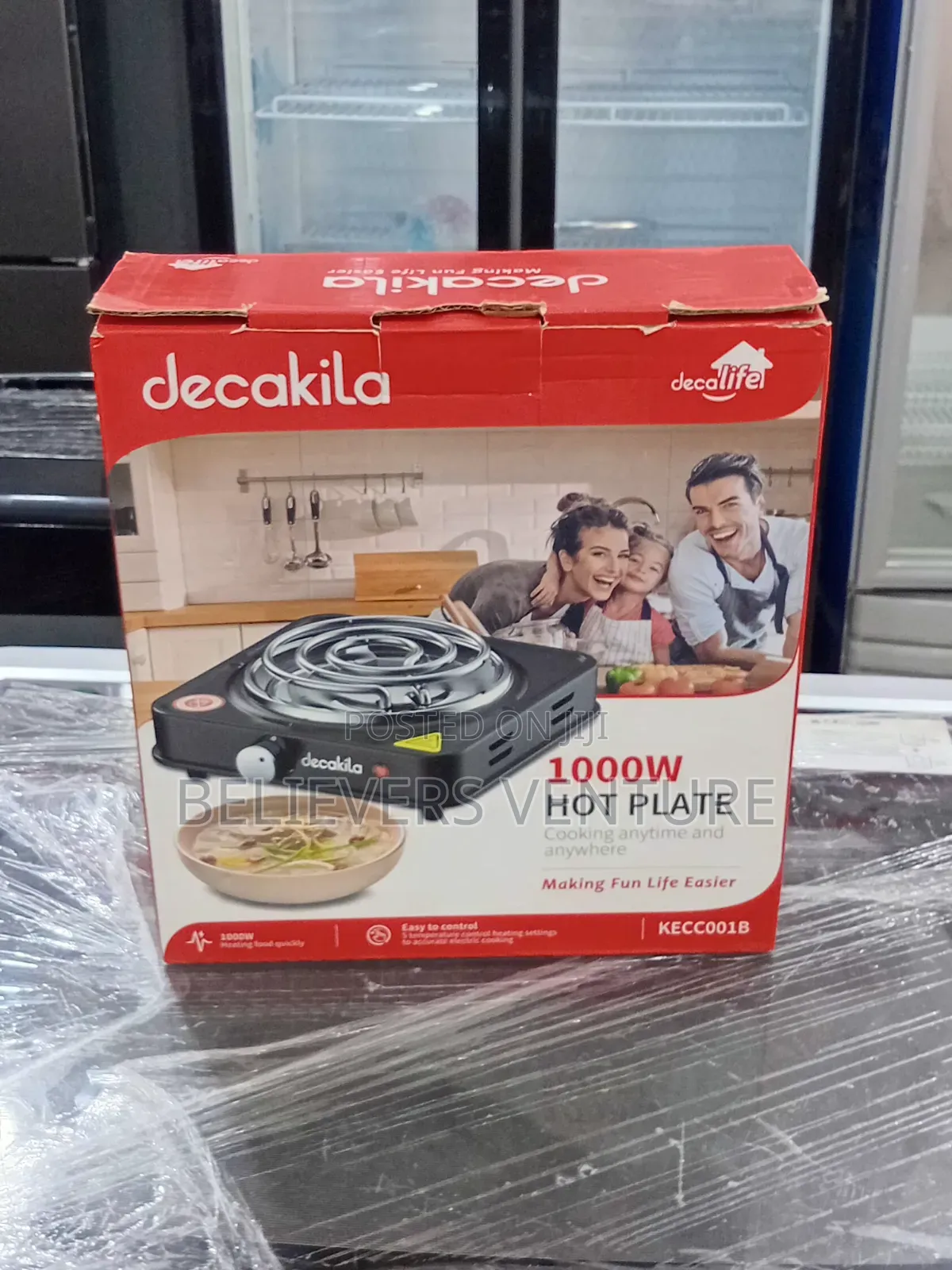 Cook With Confidence Using the Decakila 1000w Electric Hot Plate