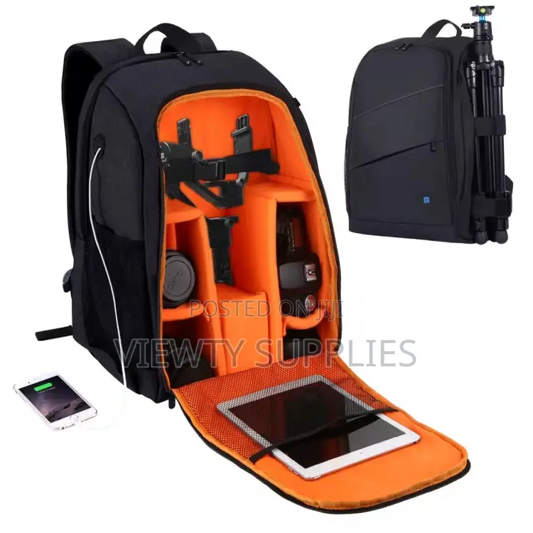Puluz Outdoor Portable Waterproof Scratch-Proof Camera Backpack