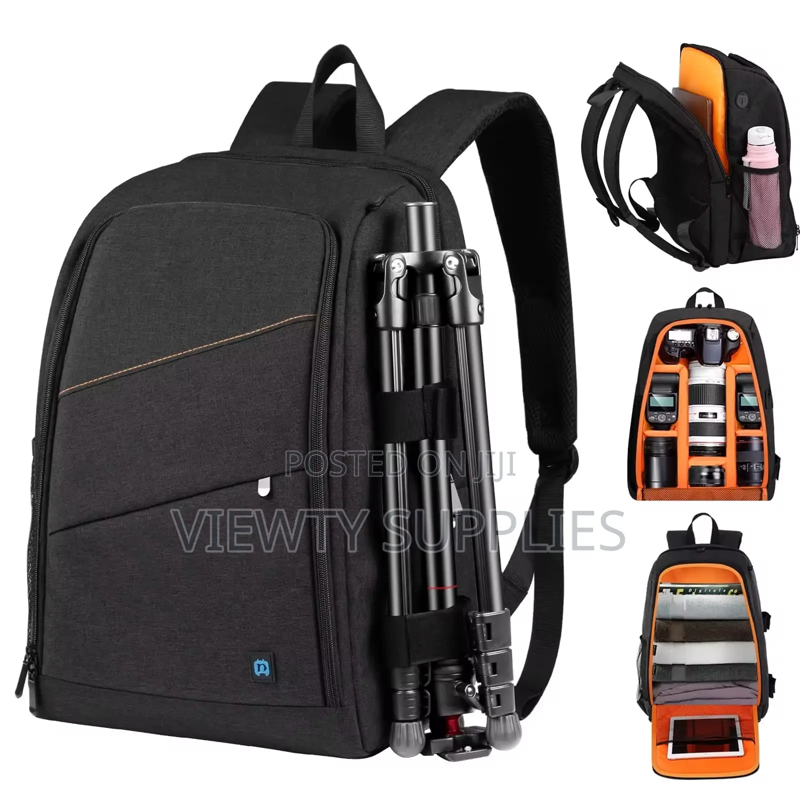 Puluz Outdoor Portable Waterproof Scratch-Proof Camera Backpack
