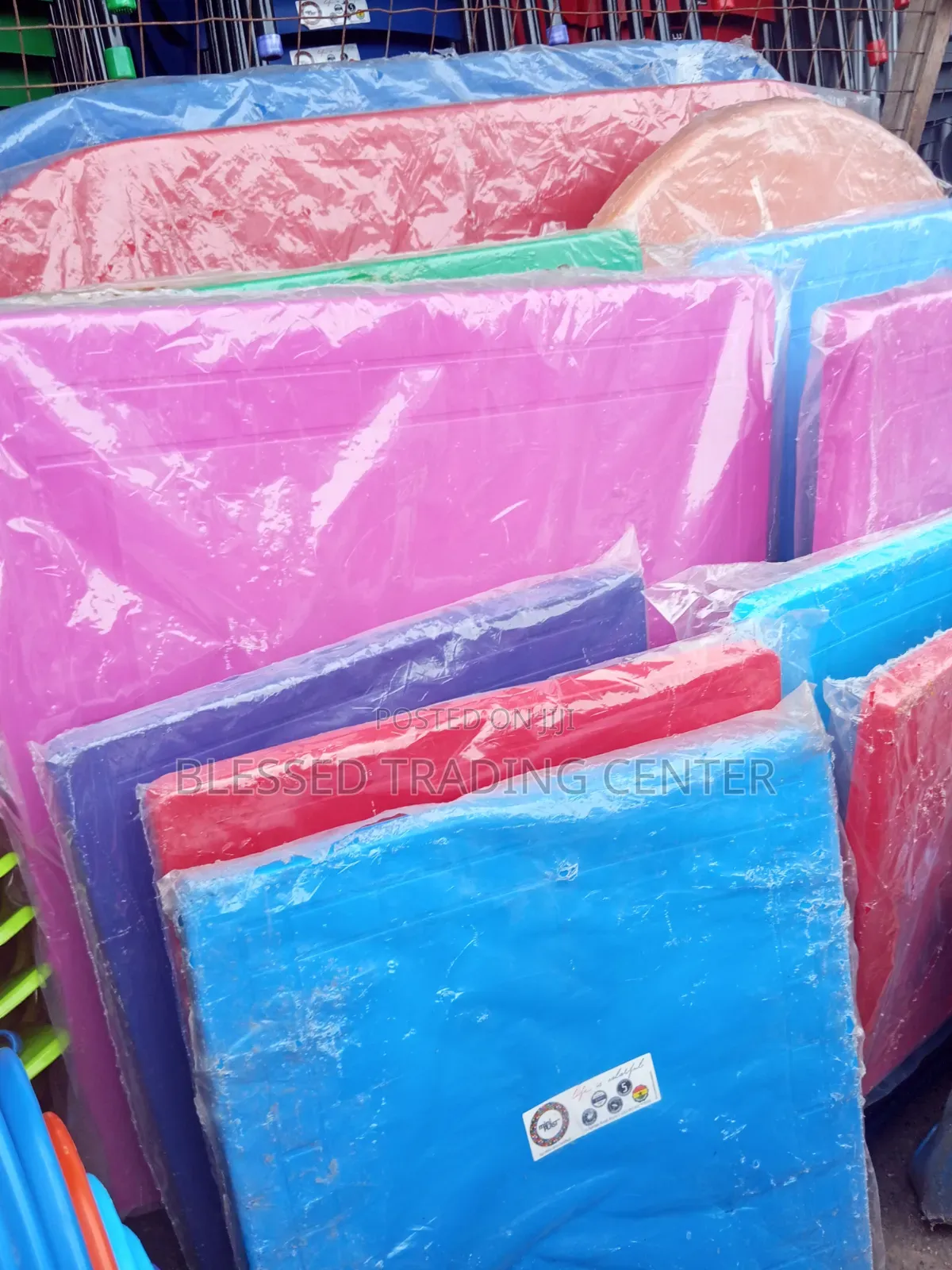 Plastic Table With Metal Legs Foldable Medium Size