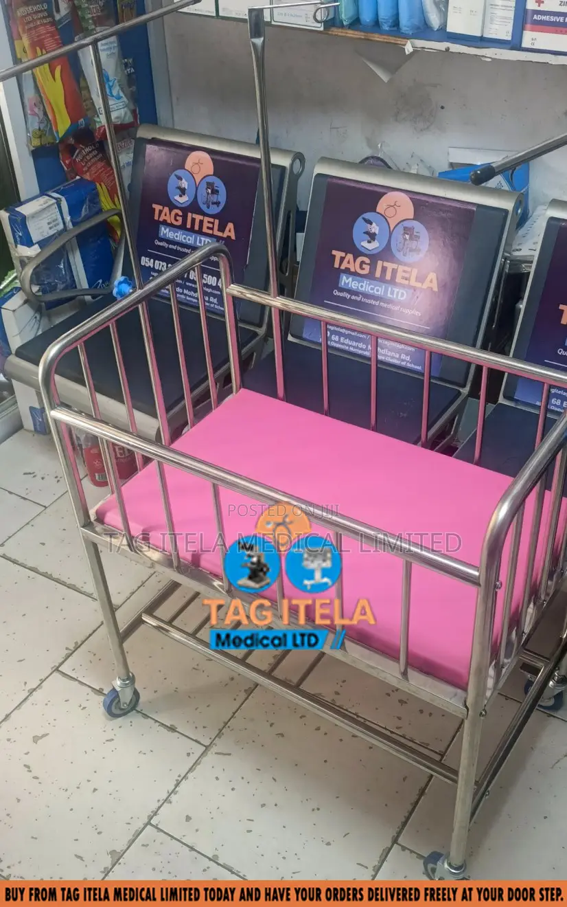 Baby's Cot Bed (Stainless)