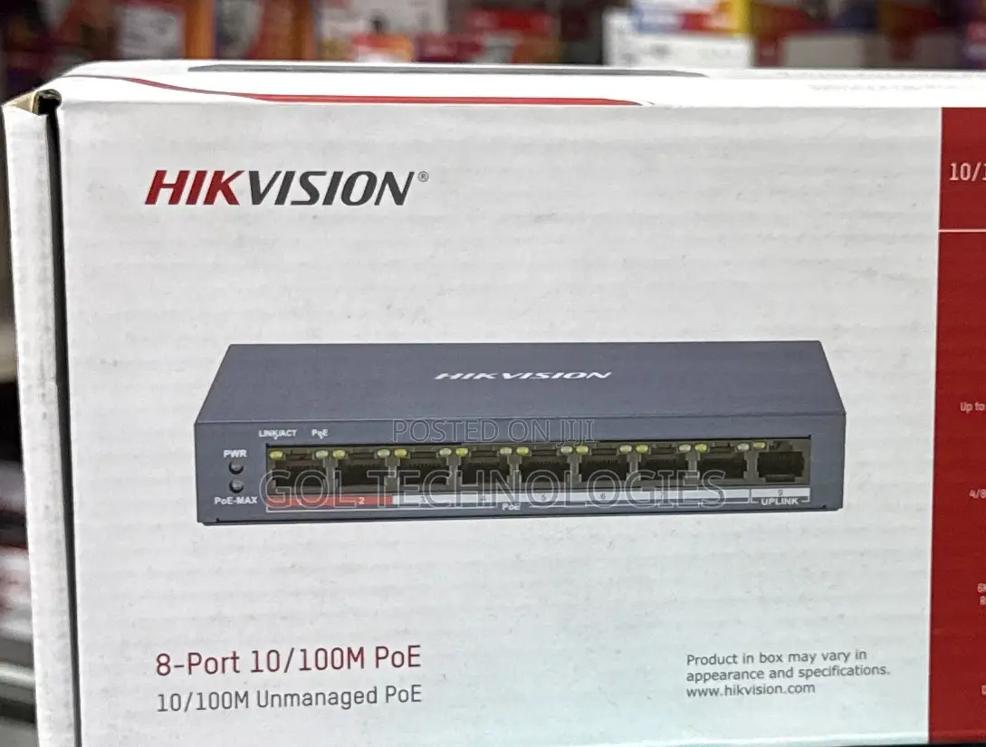 Hikvision 8-Port Unmanaged Switch