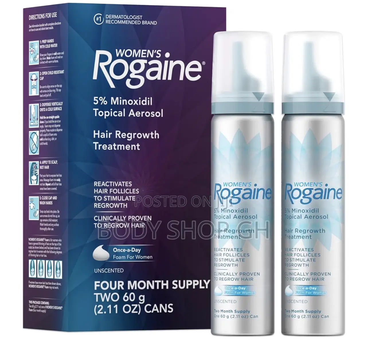 Rogaine Minoxidil Foam for Women