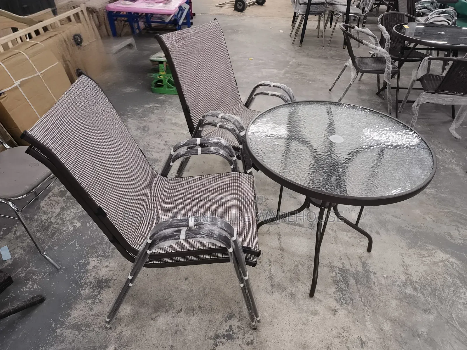 Outdoor Table With 4 Chairs Leisure Set (5-Piece Patio Dining Set)5127
