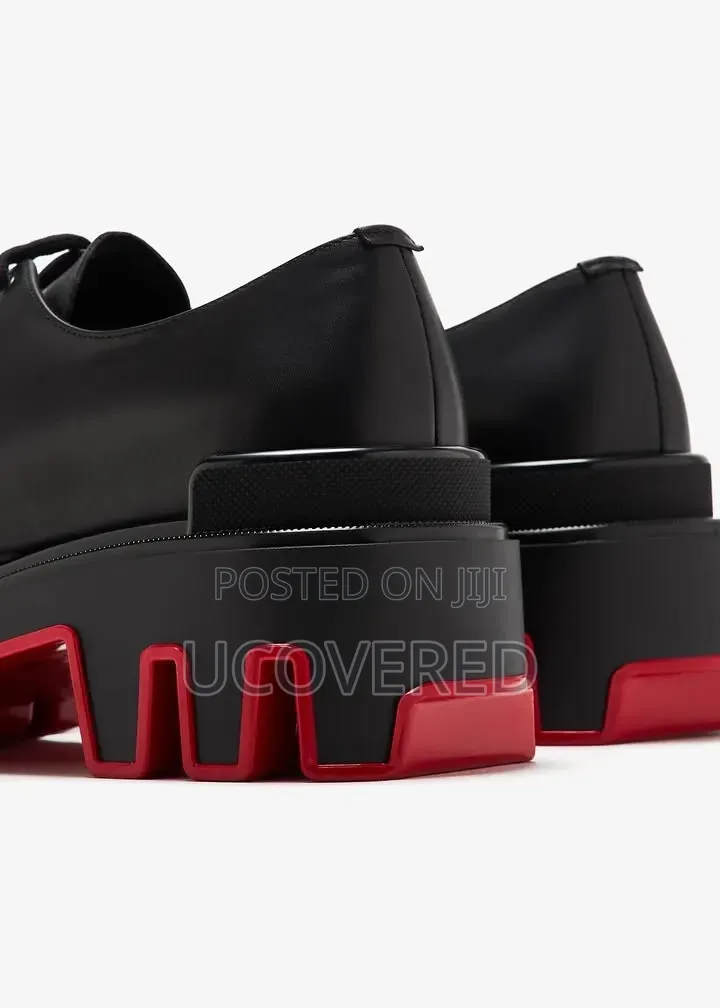 Christian Louboutin Men's Trott Dune Leather Derby Shoes