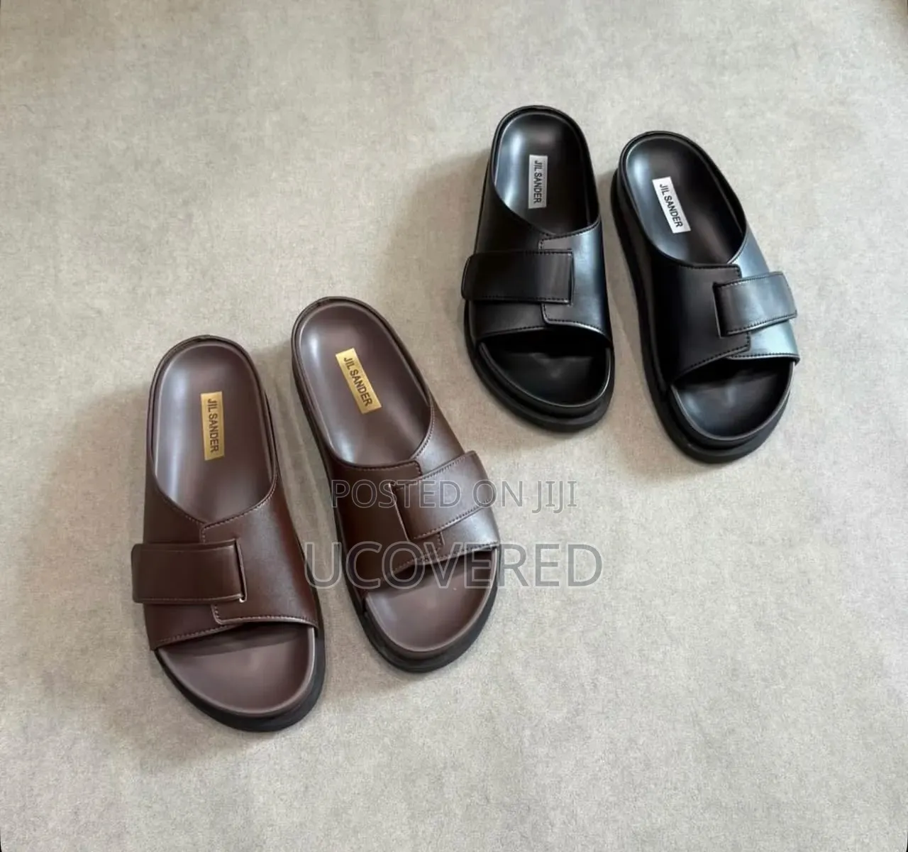 Jil Sander Leather Sandals