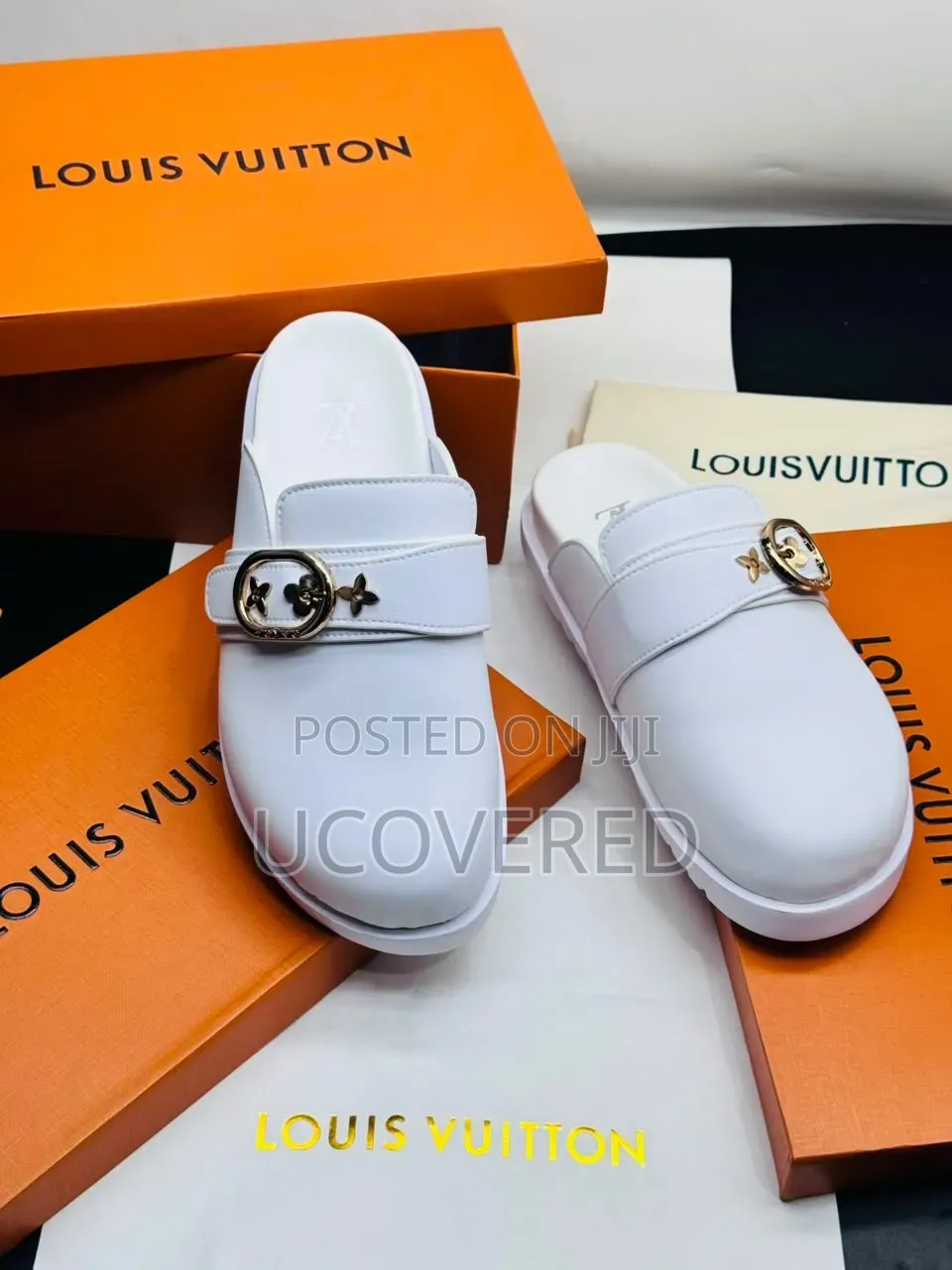 Louis Vuitton Men's Monogram Mules/Half Shoes