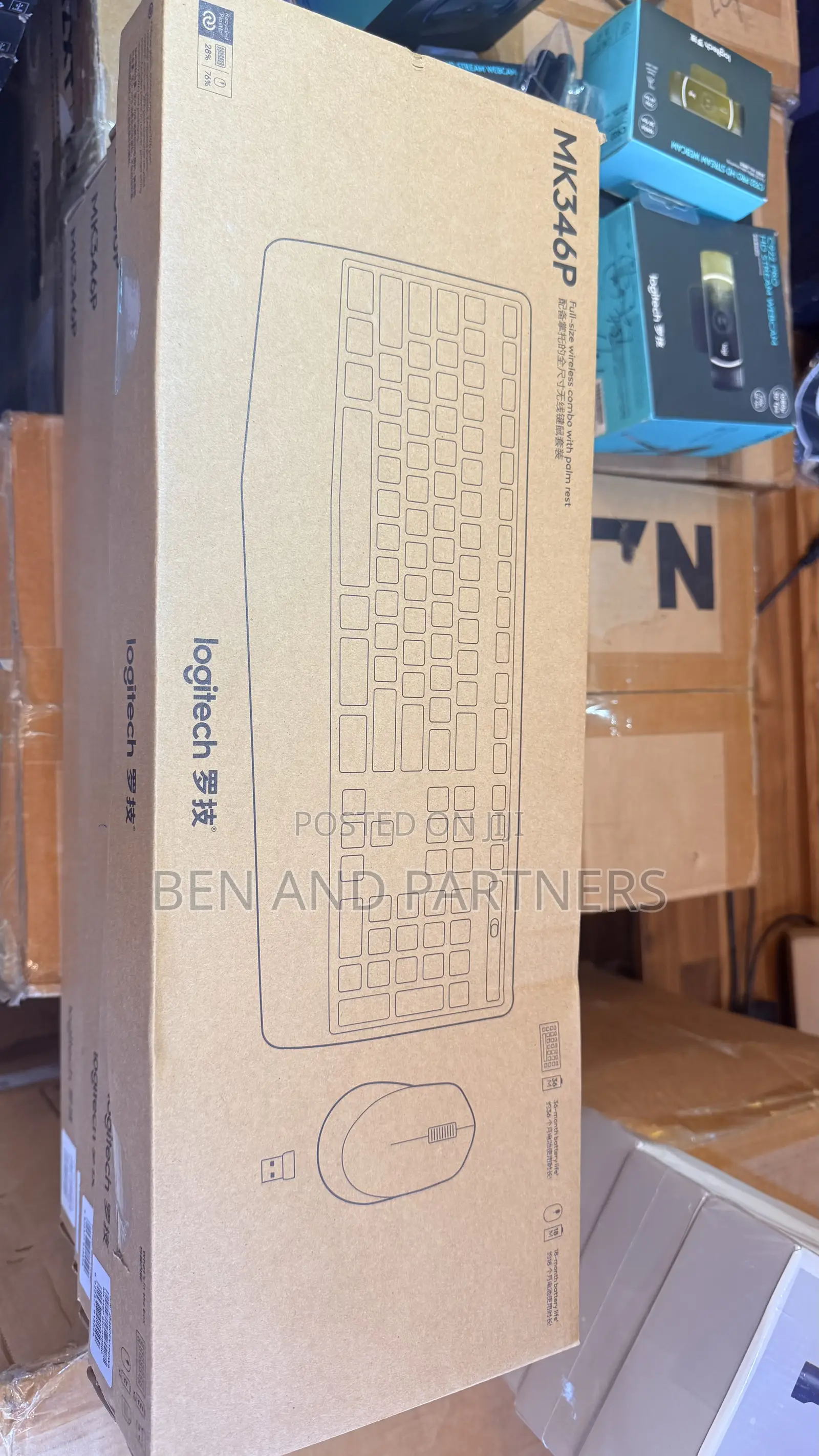 Logitech Mk346p Wireless Keyboard and Mouse Combo