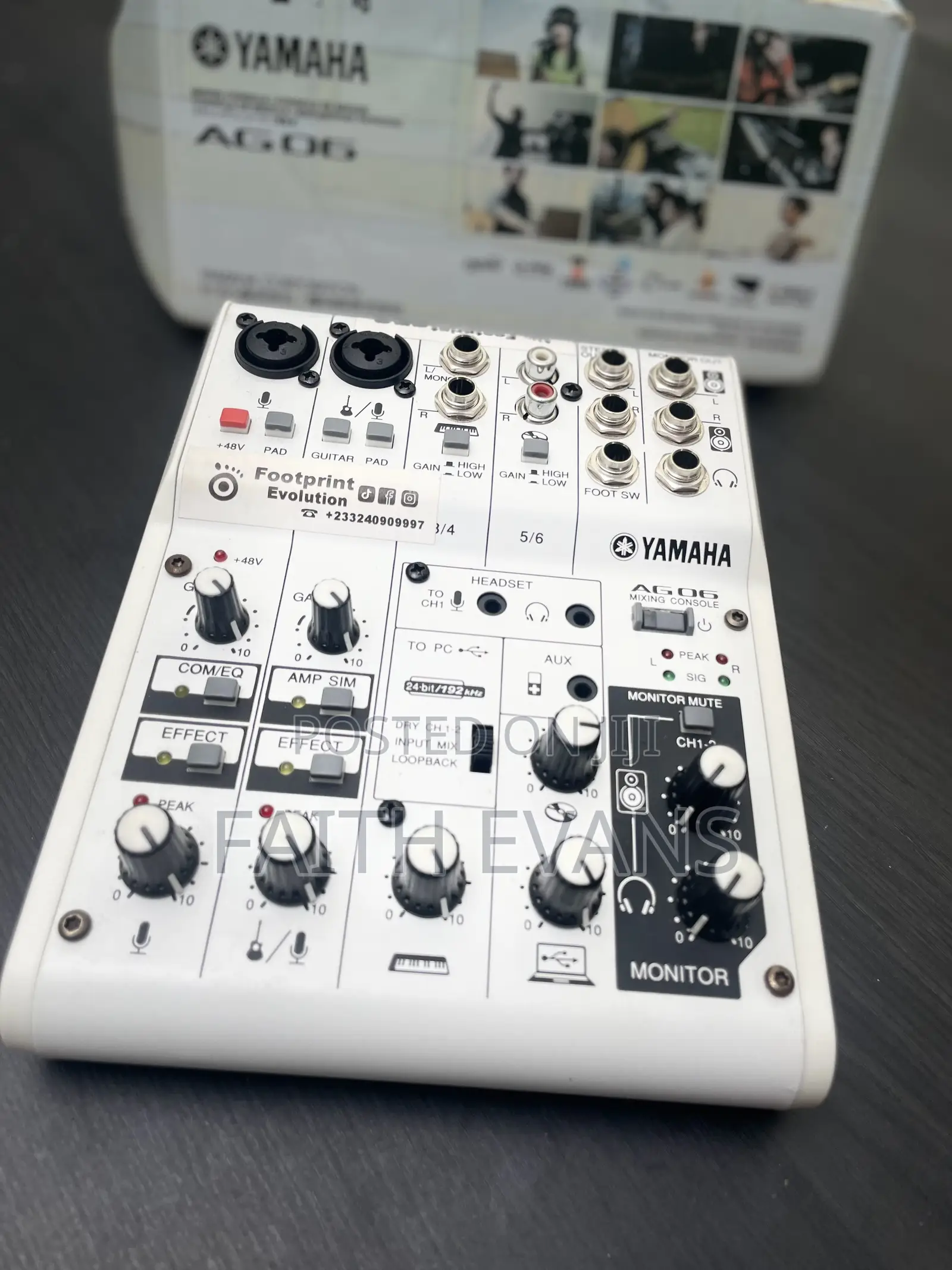 Yamaha Ag06 Sound Mixer Audio Interface for Rent