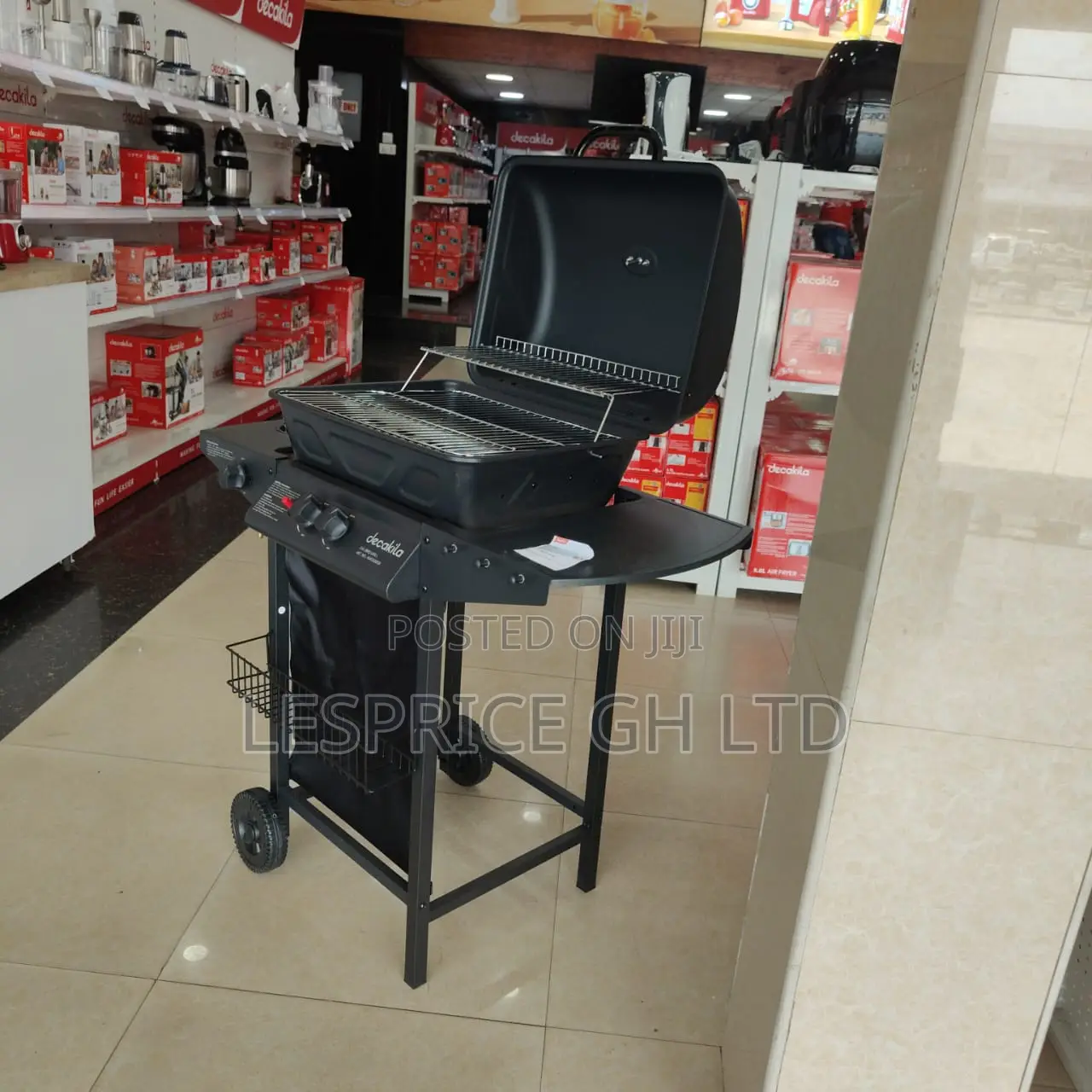 Hugely Discounted 2 Burner Gas Black BBQ Grill From Decakila