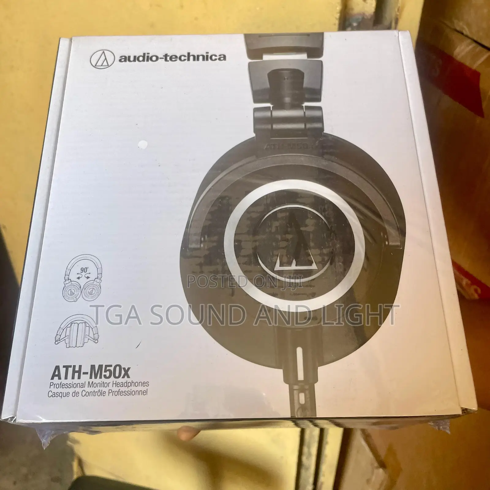 Audio Technica Ath-M50x Studio Monitoring Headphones