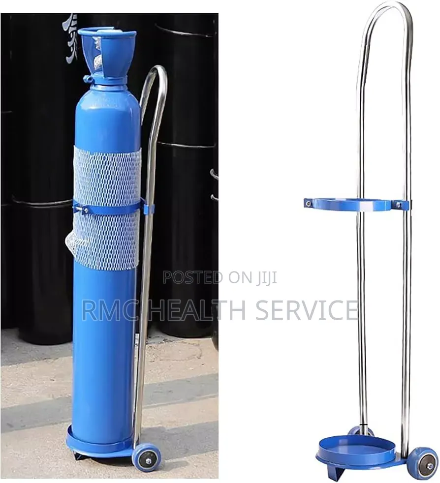 Medical Oxygen Cylinder With Regulator and Trolley (40l)