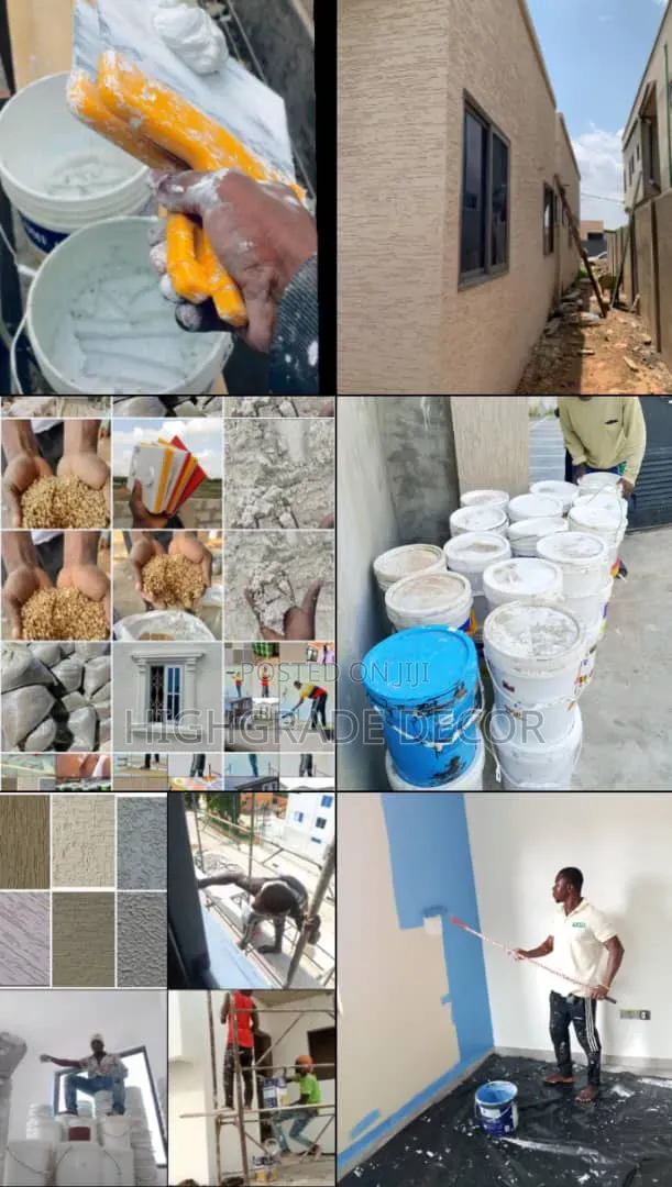 Painting, Graffiato Sand And Stone Saling, Pop Skimming