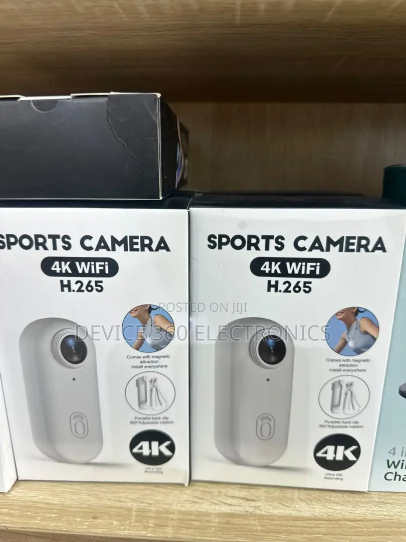 Sports Camera, Wifi With Extra Straps and Accesories