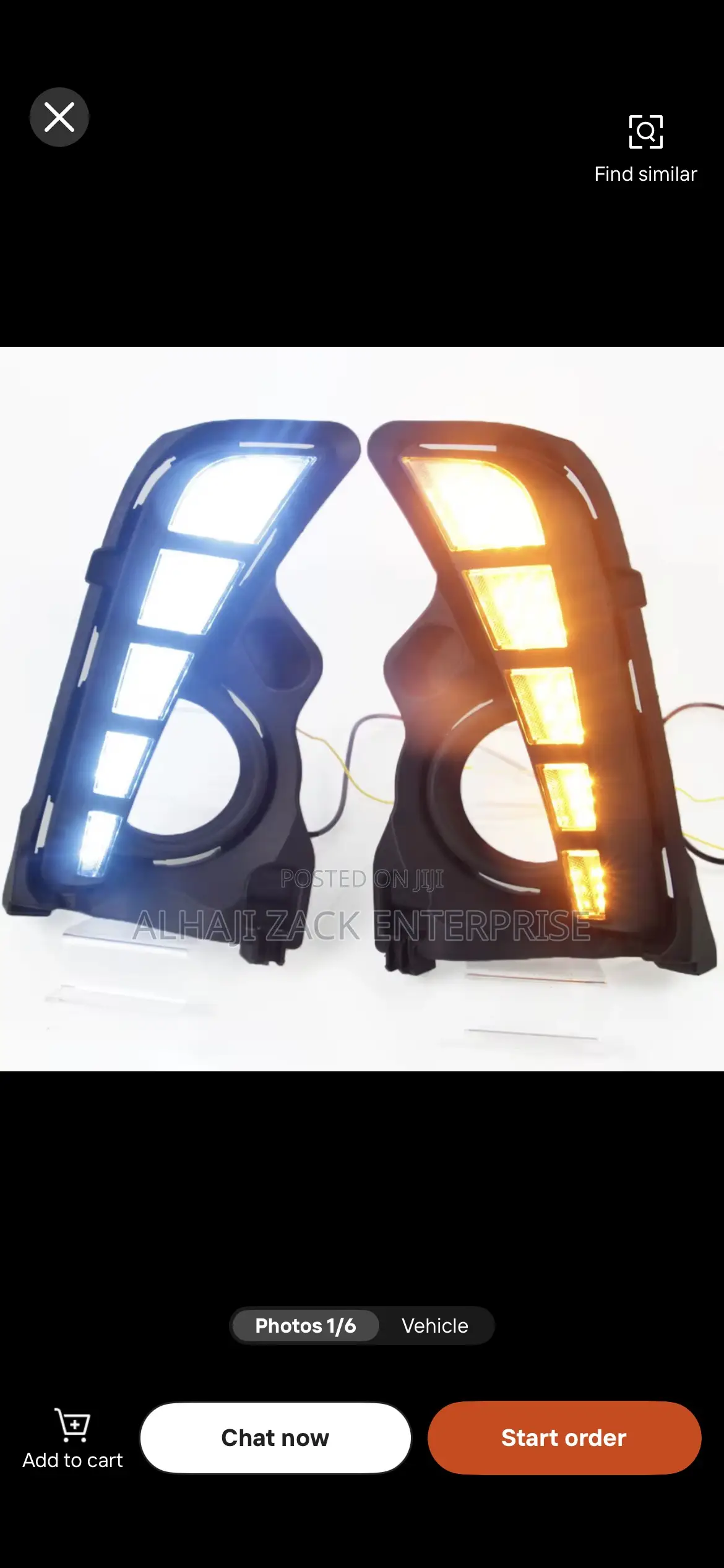 Toyota Highlander 2016-2019 Led Fog Cover