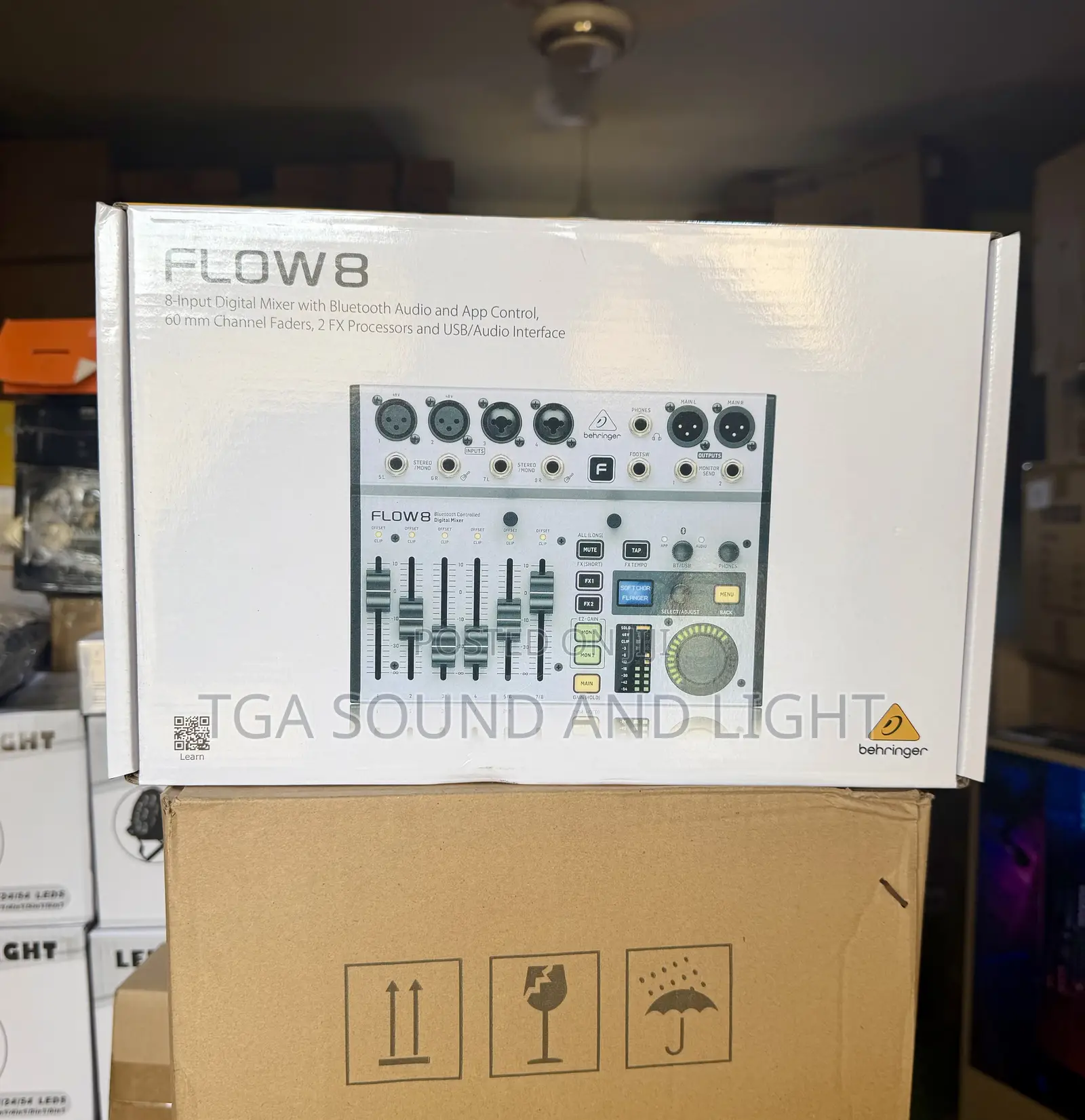 Behringer Flow 8 8-Input Digital Mixer With Bluetooth