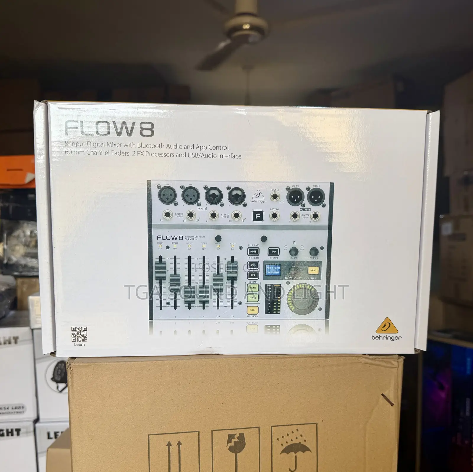 Behringer Flow 8 8-Input Digital Mixer With Bluetooth