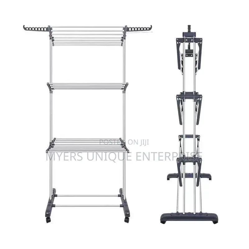 3-Tier Foldable Drying Stand(Store Under Bed)