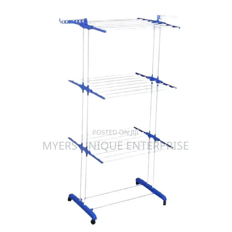 4 Layer Clothes Rack With Wheels,Move Anywhere