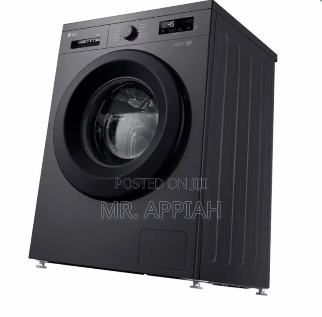 Extremely Affordable Lg 8kg Front Load Washing Machine(Inverter)Black