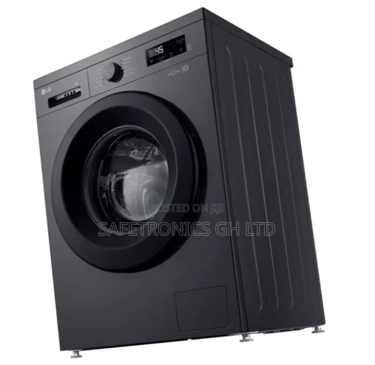 Premium Black Lg 8kg Frontloading Fullyautomatic Washingmachine