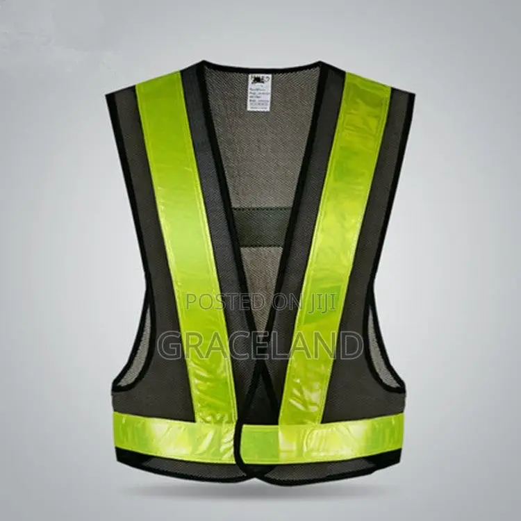 This X Original Reflective Safety Vest V-shape 10 Cm Straps Fabric
