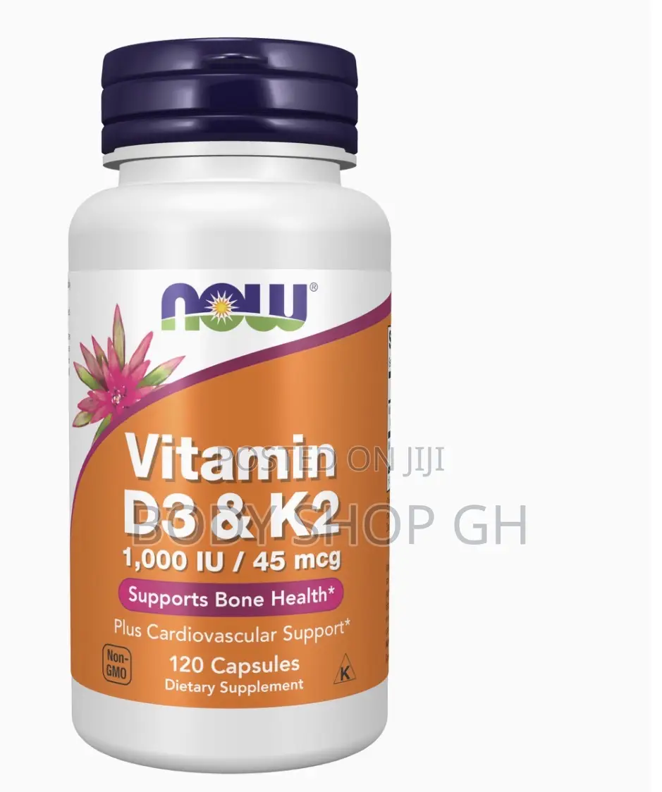 Vitamin D-3 + K-2 [ Cardiovascular Support + Supports Bone Health ]
