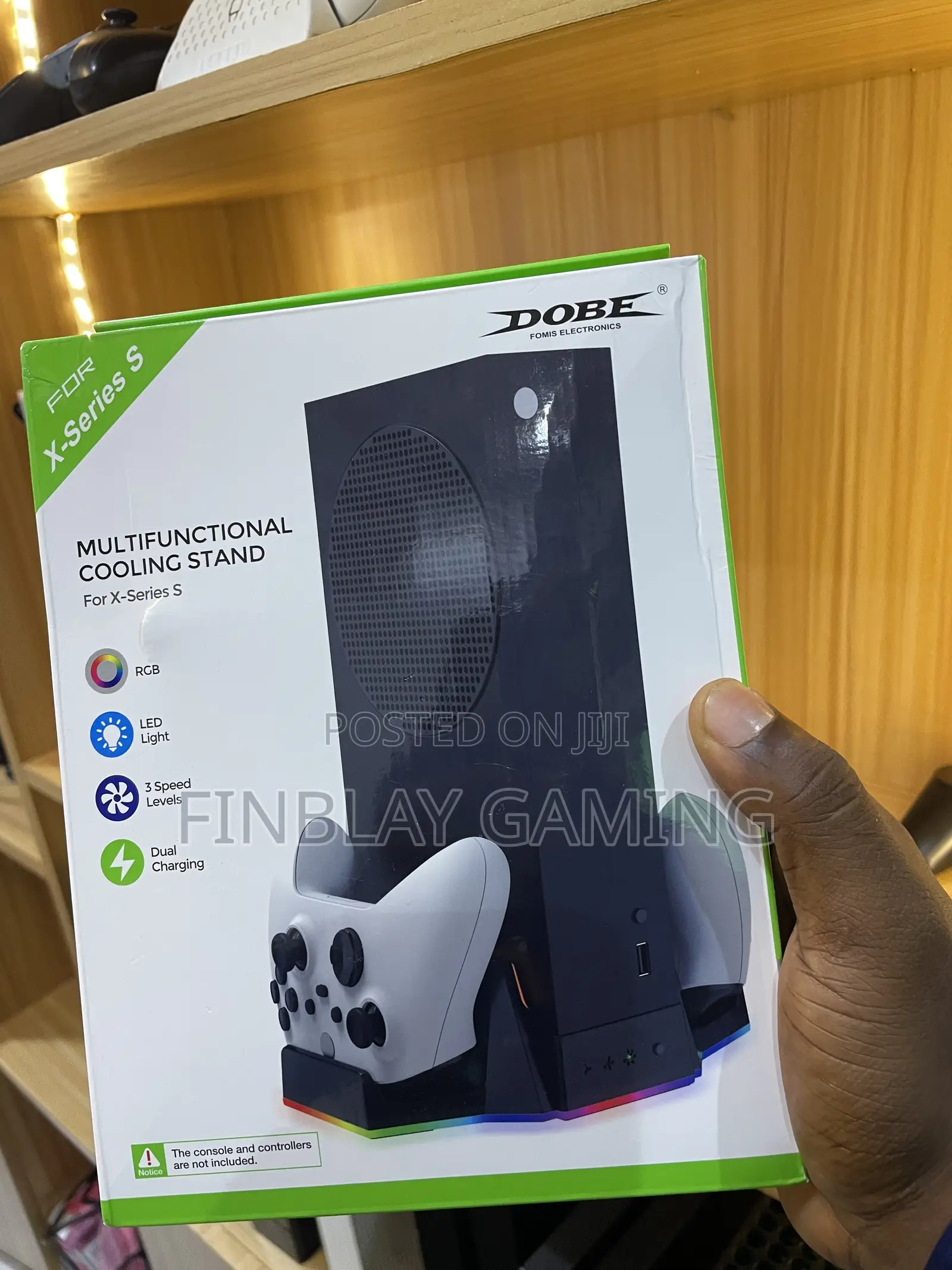 Xbox Series S Cooling Stand With Controller Rechargeable Battery