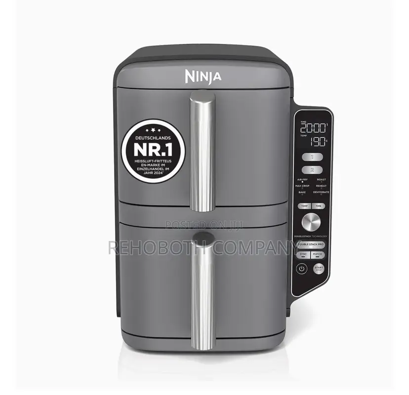 Ninja Double Stack Xl Air Fryer 2-Drawer 9.5l Air Fryer