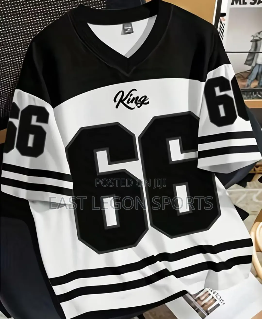 Baseball Tops Unisex NFL Jersey Number Print