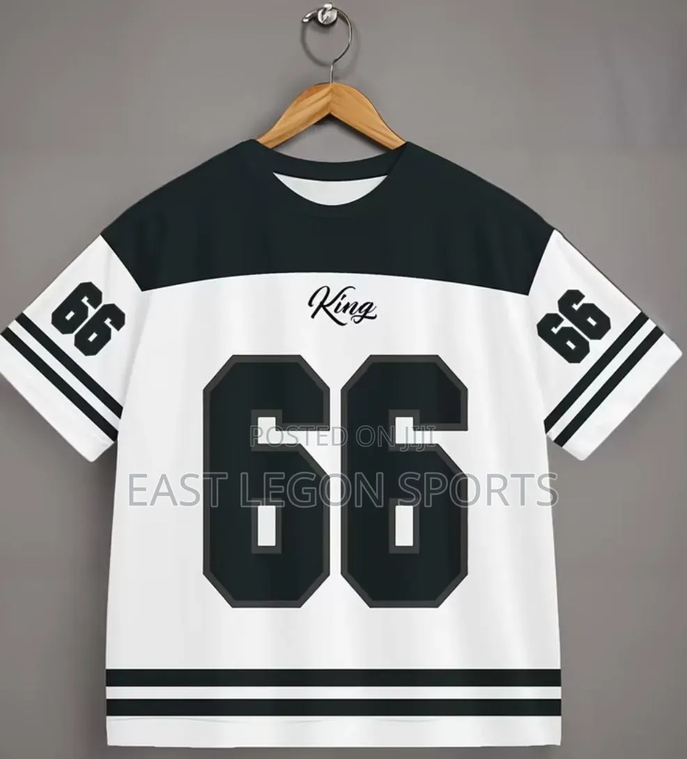 Baseball Tops Unisex NFL Jersey Number Print