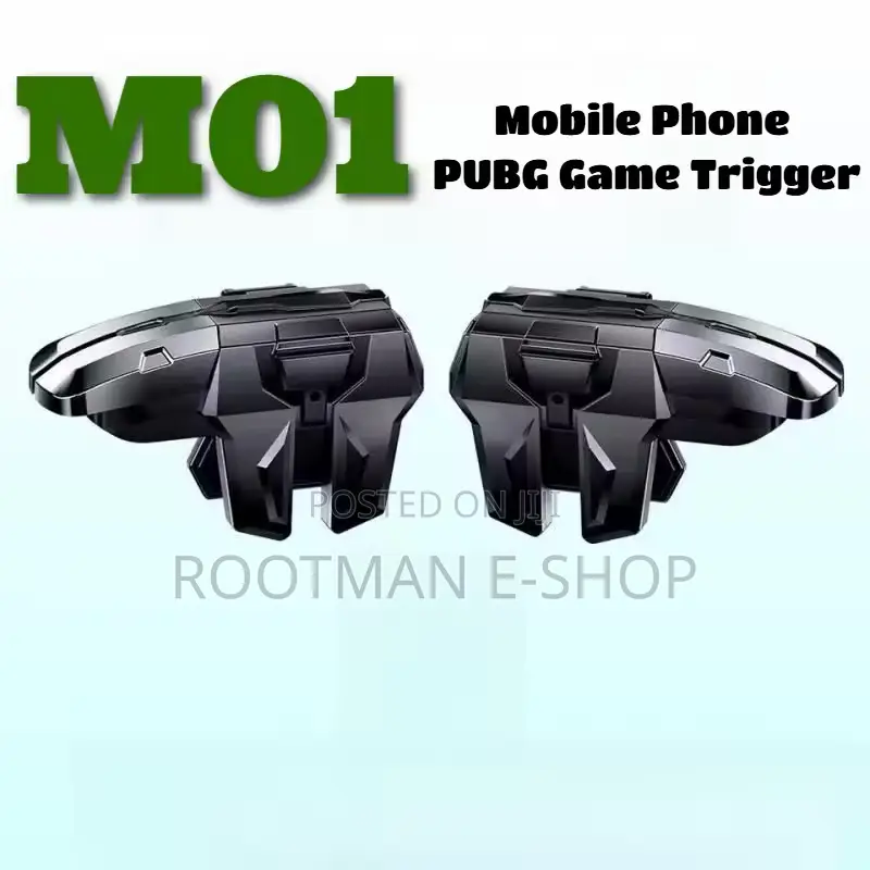 M01 Abs+Alloy 6 Finger Mobile Game Trigger for Pubg Aim Shooter L1 R1
