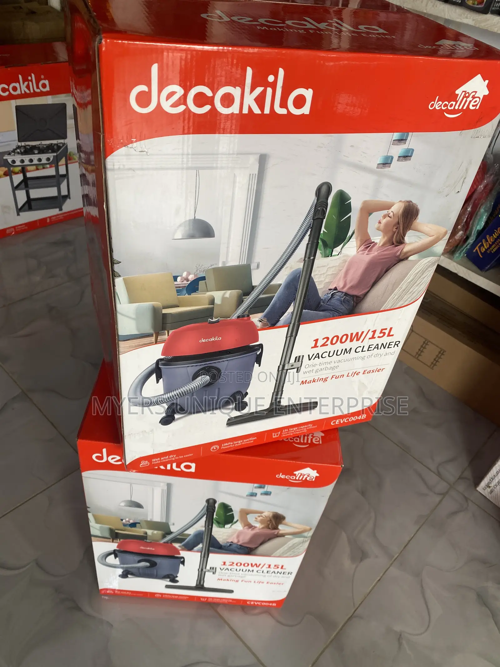 1200w Industrial Vacuum Cleaner(Decakila)-Heavy Duty Motor