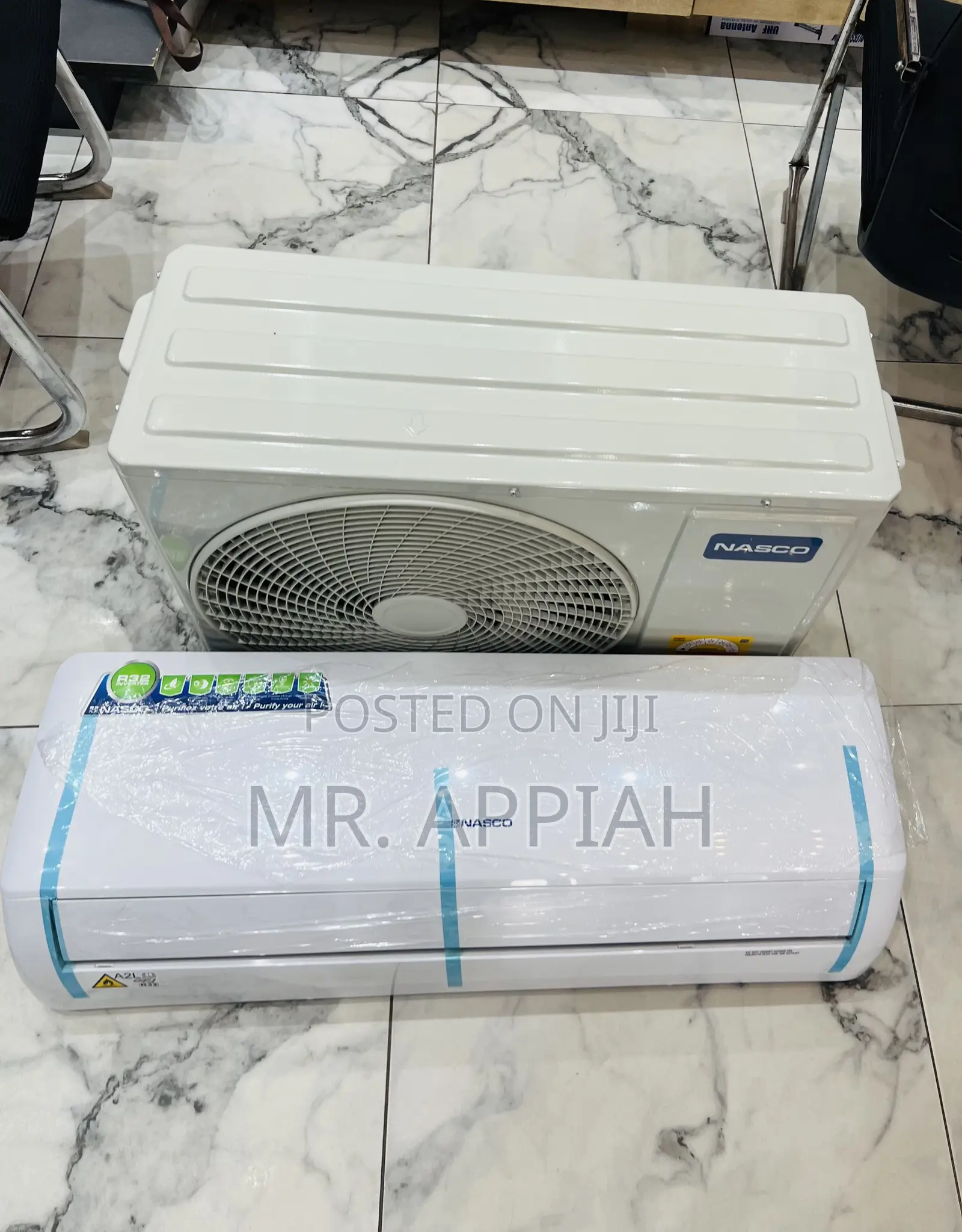 Efficient and Reliable Nasco 2.0hp R410 Dual Inverter Ac(White)
