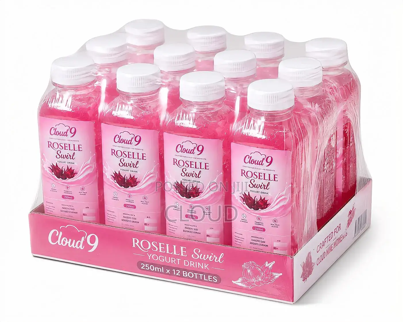 Cloud 9 Roselle Swirl Yogurt Drink -250ml