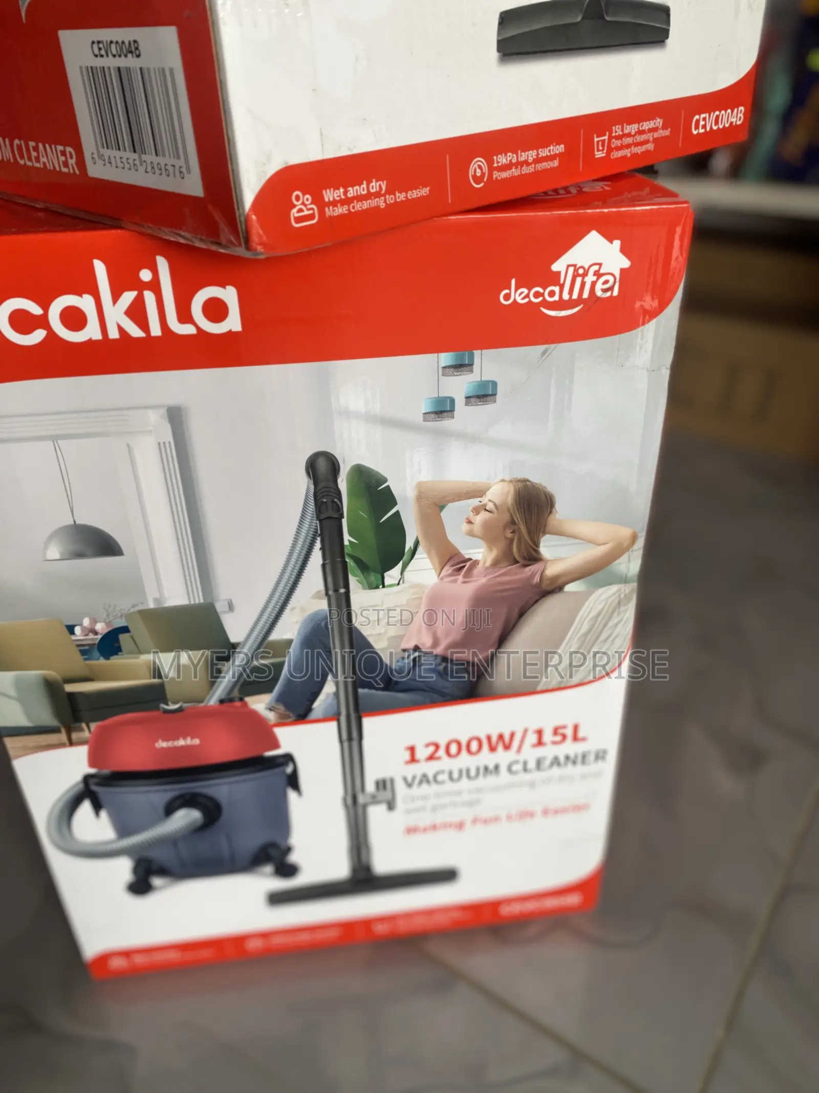Decakila Wet Dry Vacuum Cleaner-1200w(2in1)