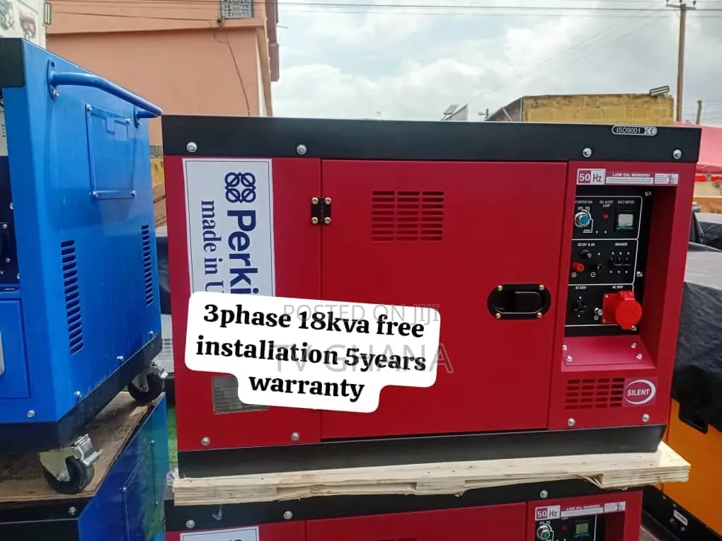 Perkins 18kva Heavy Load Master 3-Phase Genset18kva