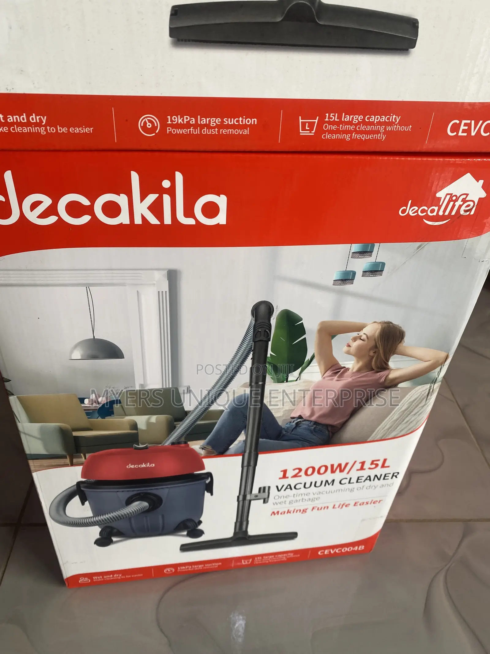 Office Vacuum Cleaner Decakila-Strong Suction(15l)