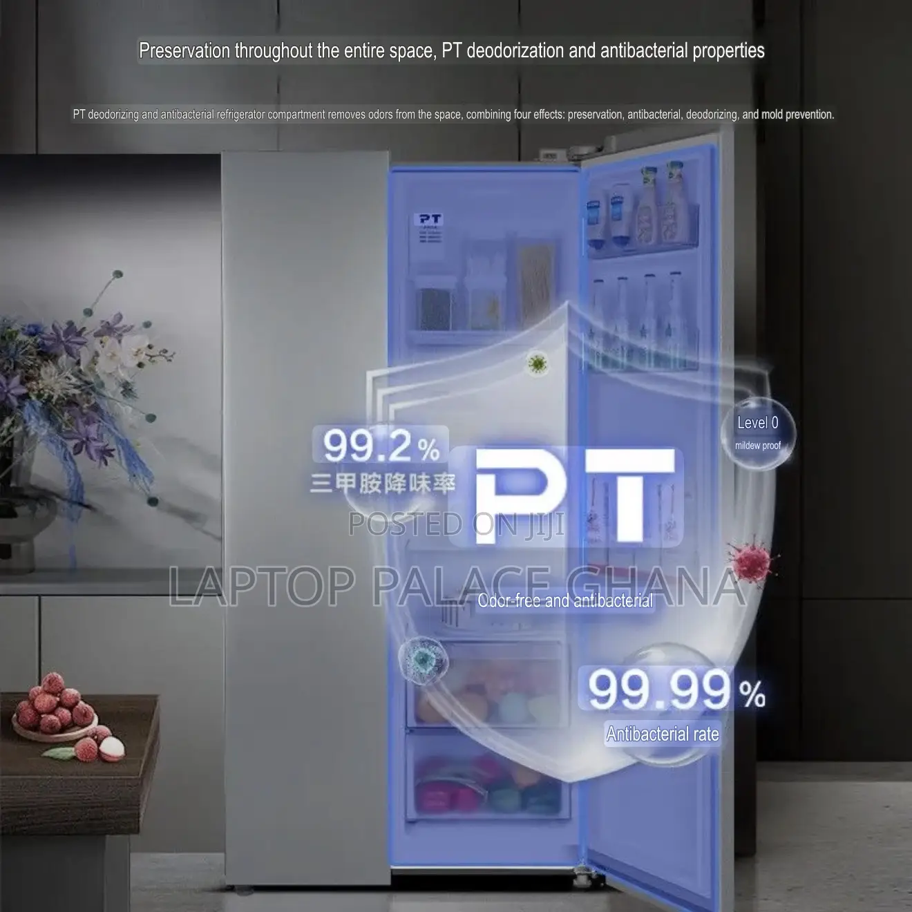 The Midea 570l Fridge Double Door