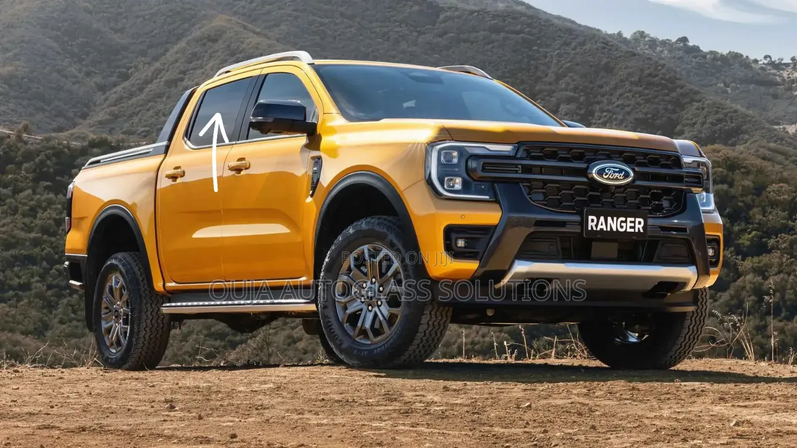 2022 Ford Ranger Rear Right Door Glass Available