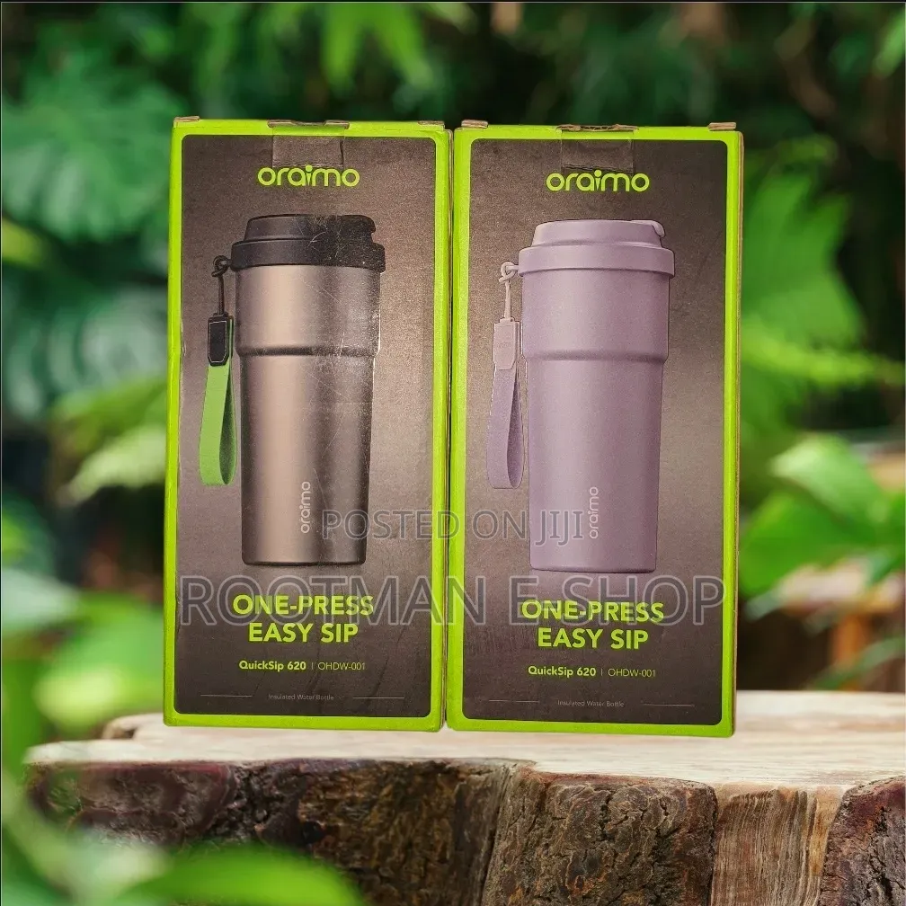 Quality 620ml Quicksip Oraimo Cup (Purple/Silver)