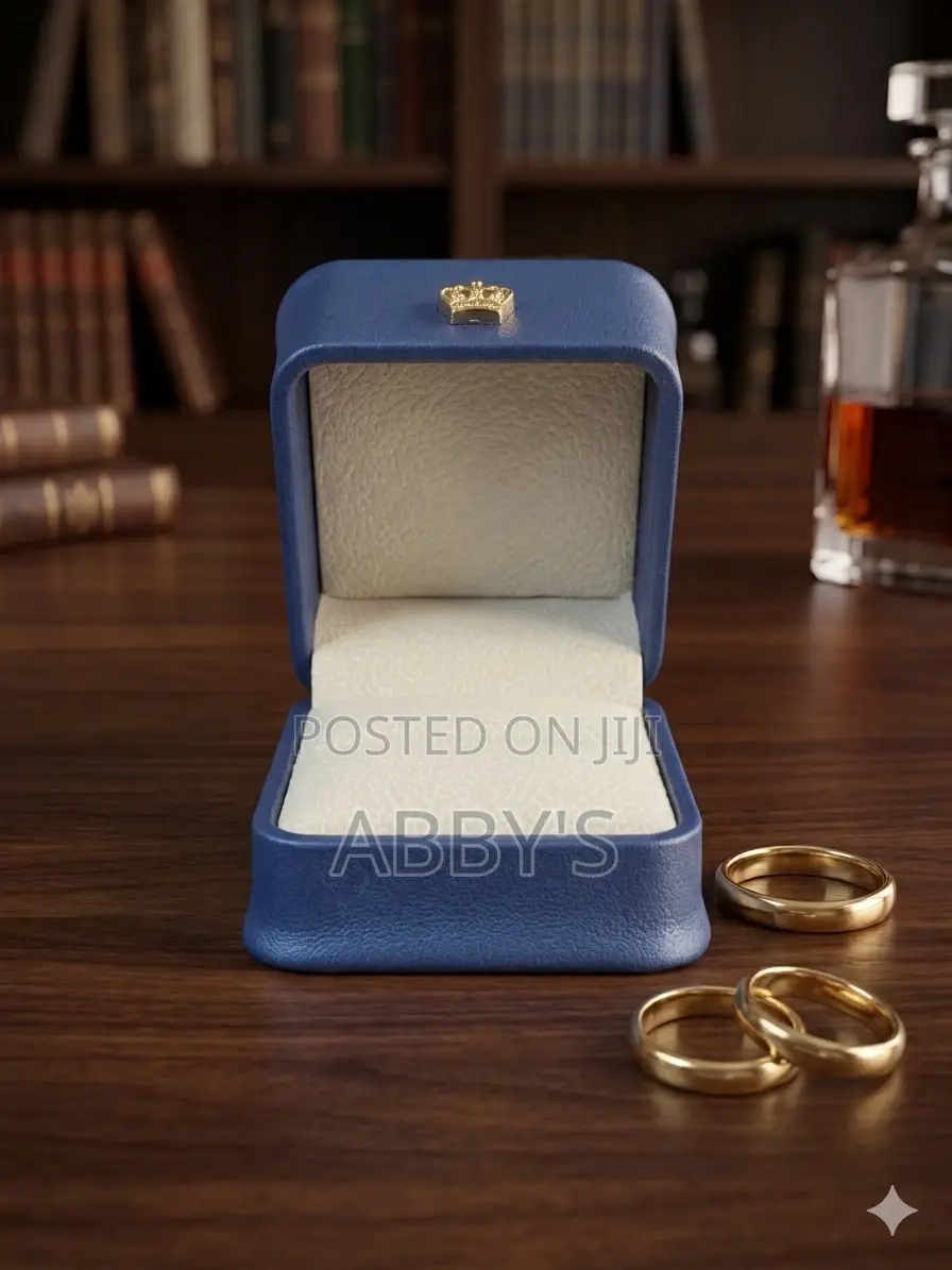 Royal Blue Ring Box/Ring Case