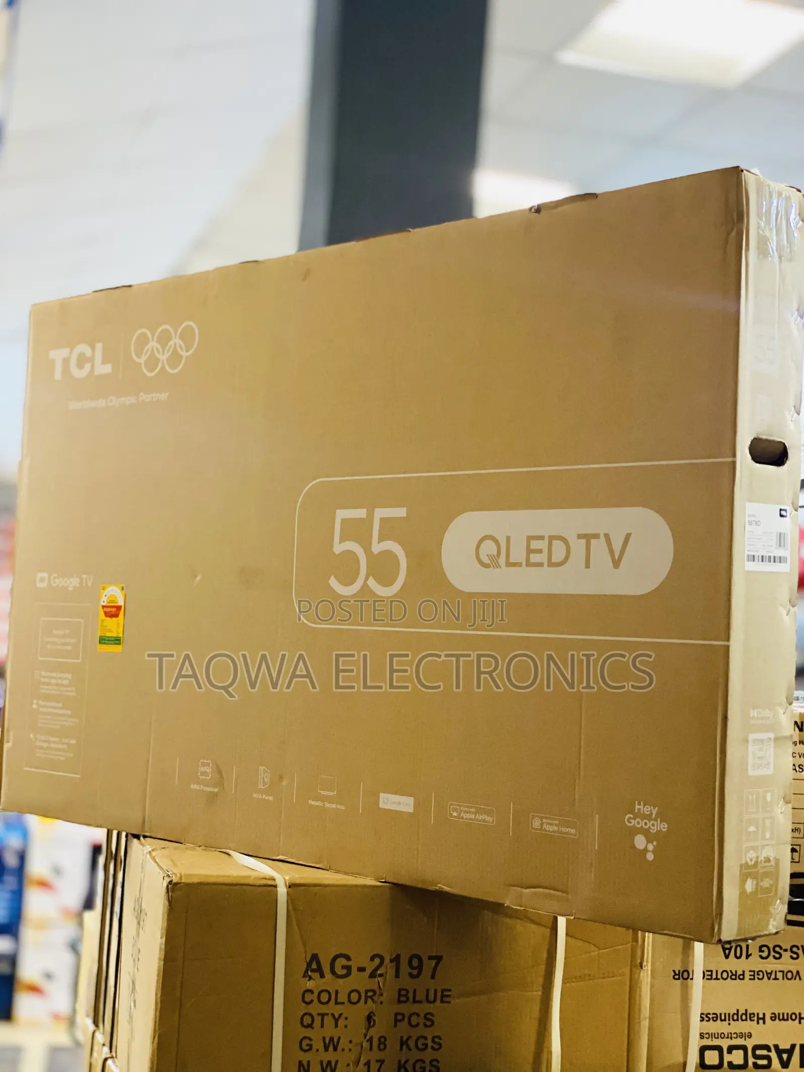 TCL 55t6d -55”Qled Android Google Tv