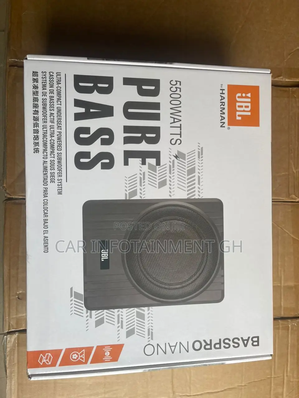 Quality 10 Inches Under Seat Subwoofer (Flat Woofer) 5500watt