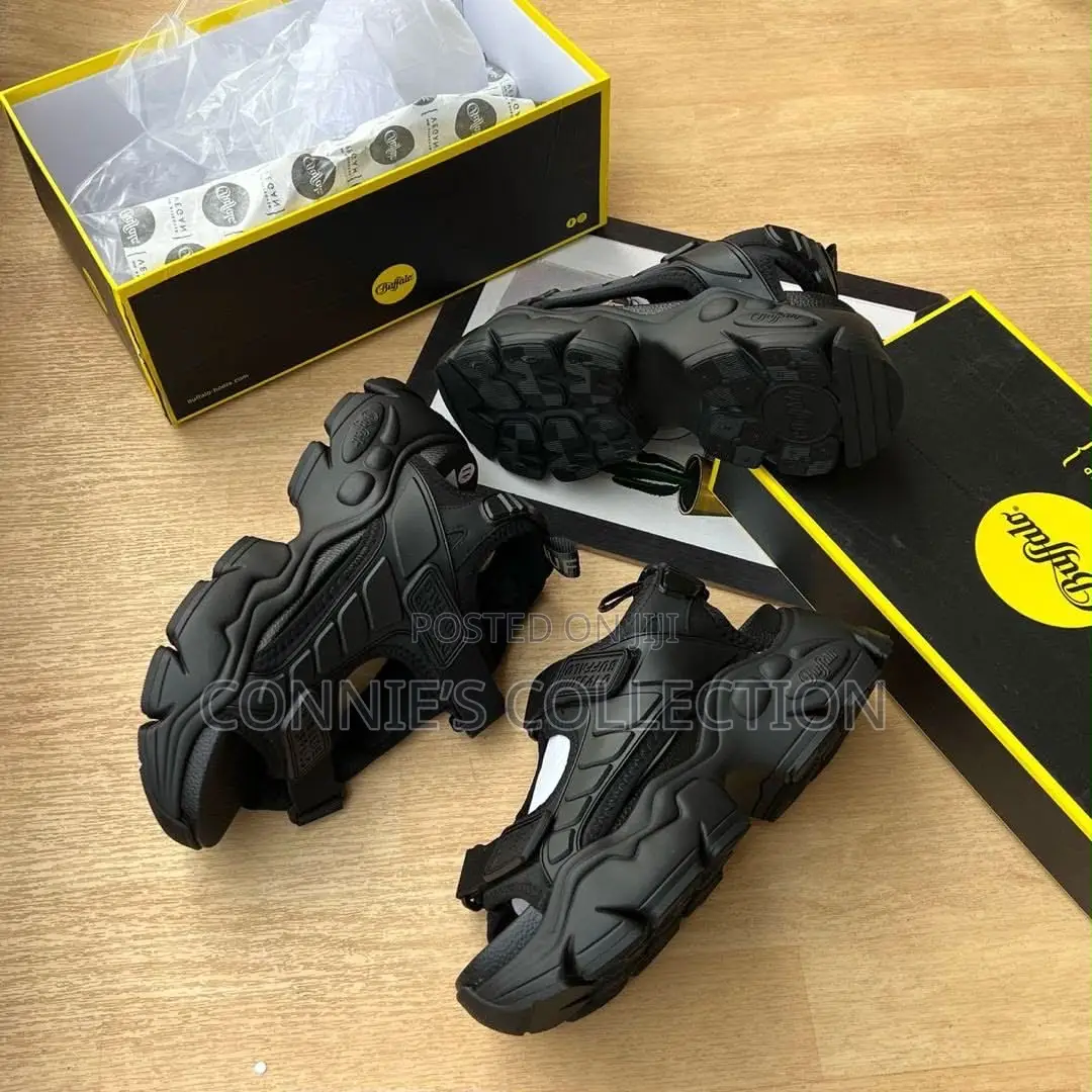 Buffalo Binary Track Platform Sandals