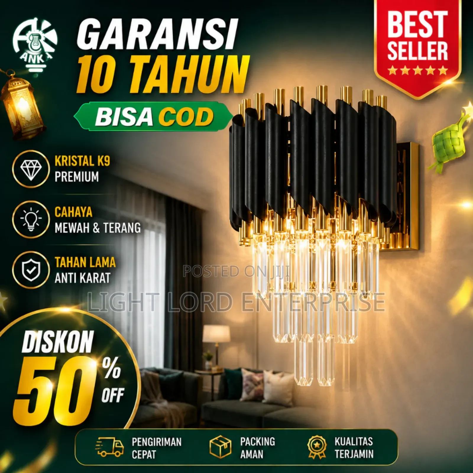 Bisa Cord Wall Light